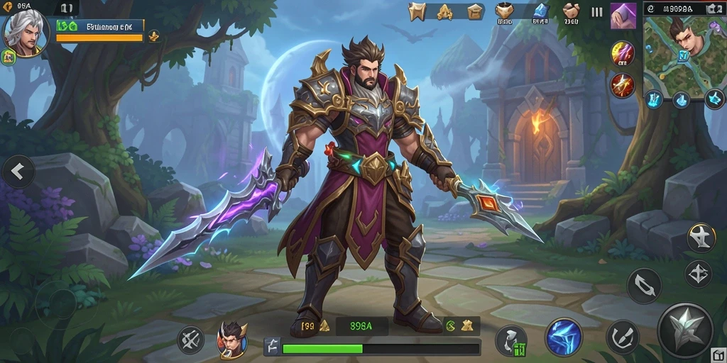 Tampilan menakjubkan dari gameplay ARPG 898A.