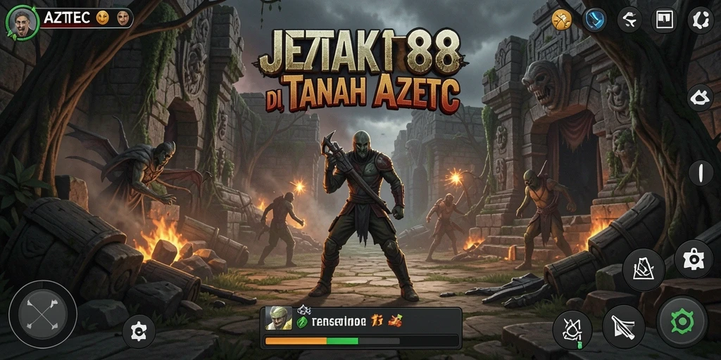 Tangkapan layar AZTEC88 menampilkan suasana mencekam yang bikin merinding.