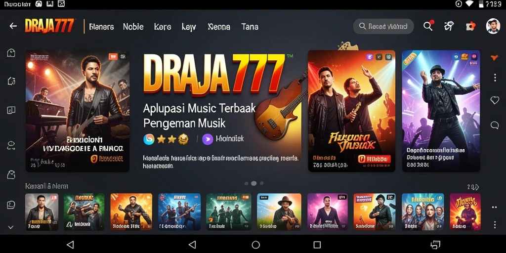 Screenshot gameplay DRAJA777 saat pengguna berkaraoke dengan teman.