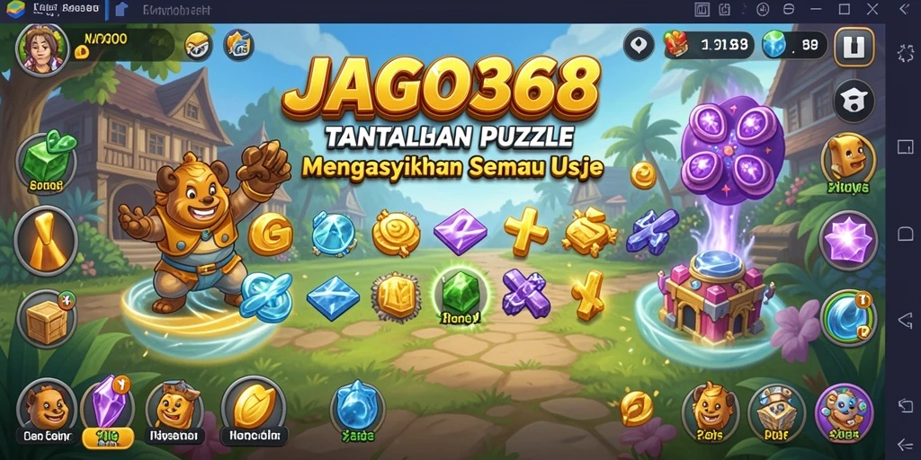 Screenshot gameplay JAGO368 yang menunjukkan tantangan Puzzle yang seru.