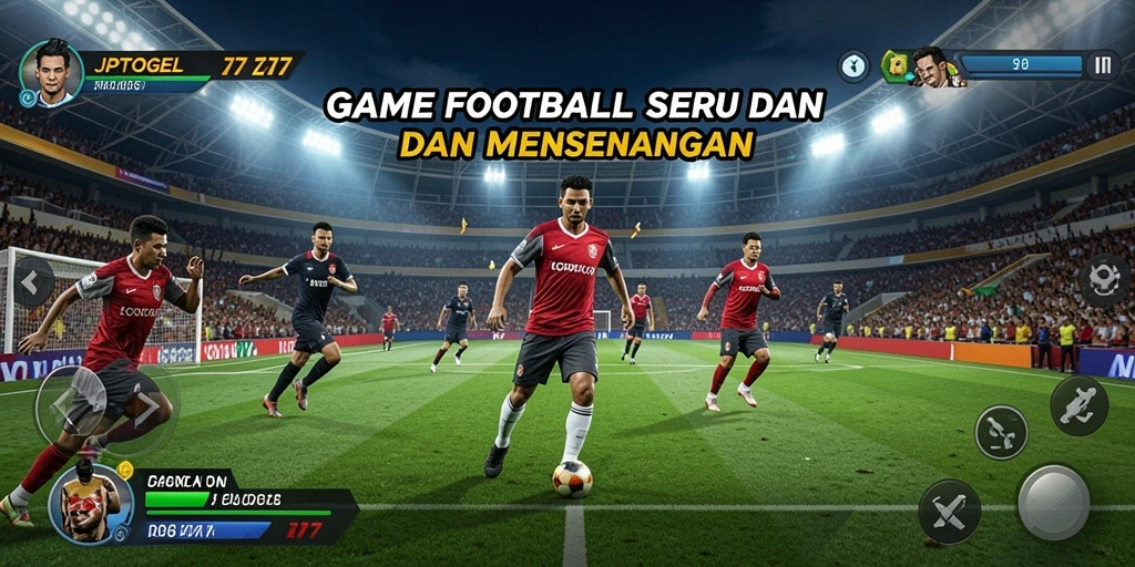 Gameplay seru dalam JPTOGEL77 yang menampilkan pertandingan sepak bola.