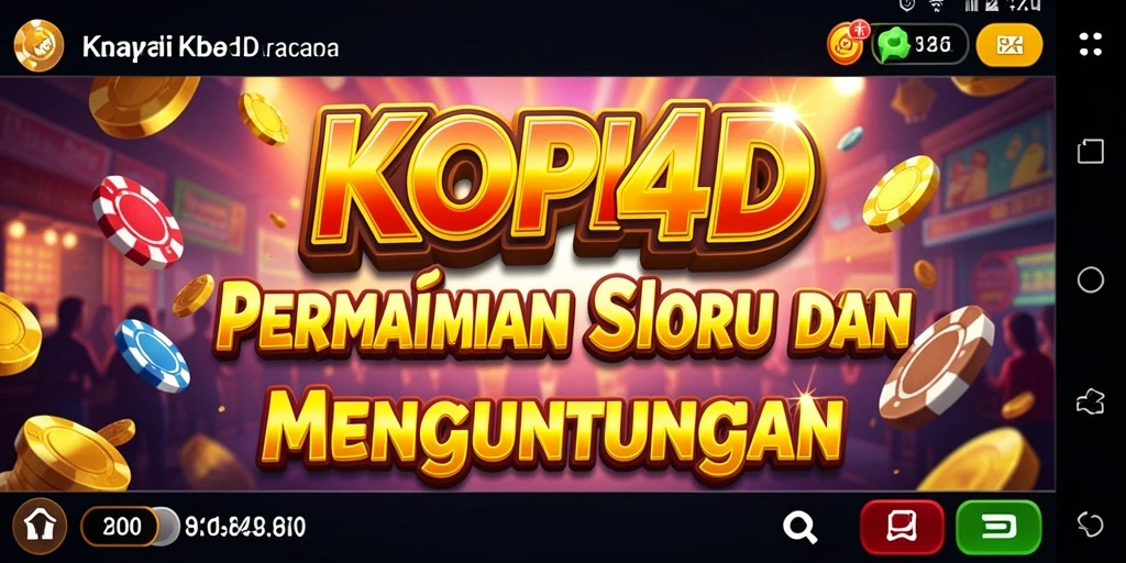 Tampilan gameplay KOPI4D yang seru dan mengasyikkan.