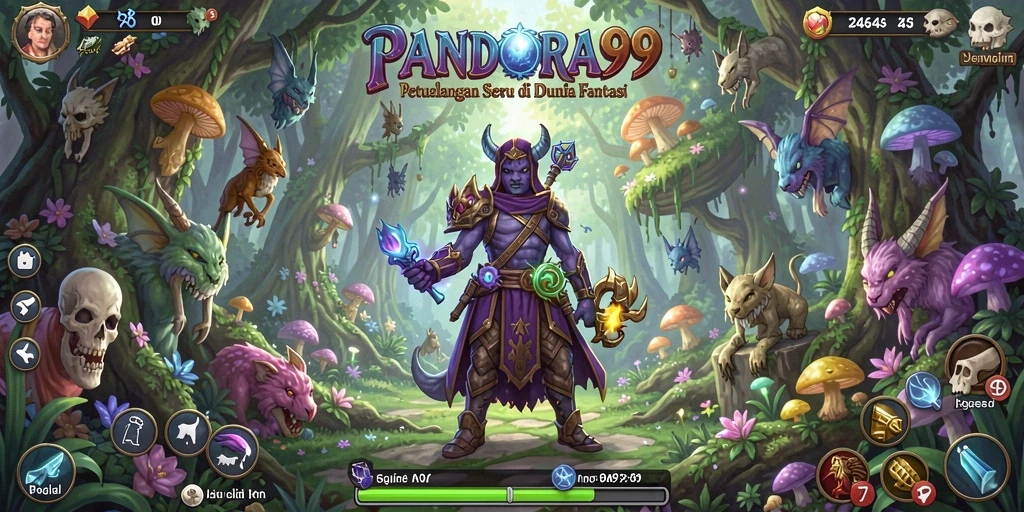 Screenshot gameplay PANDORA99 yang penuh aksi petualangan.