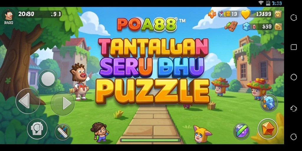 Tangkapan layar menunjukkan gameplay puzzle yang menantang dan menarik.