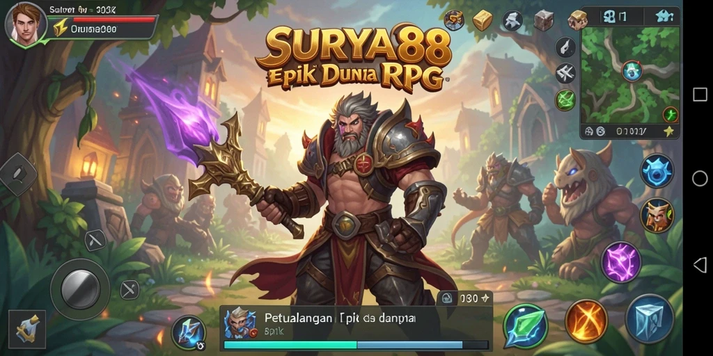 Gameplay SURYA88: Petualangan RPG yang mendebarkan dan penuh aksi.