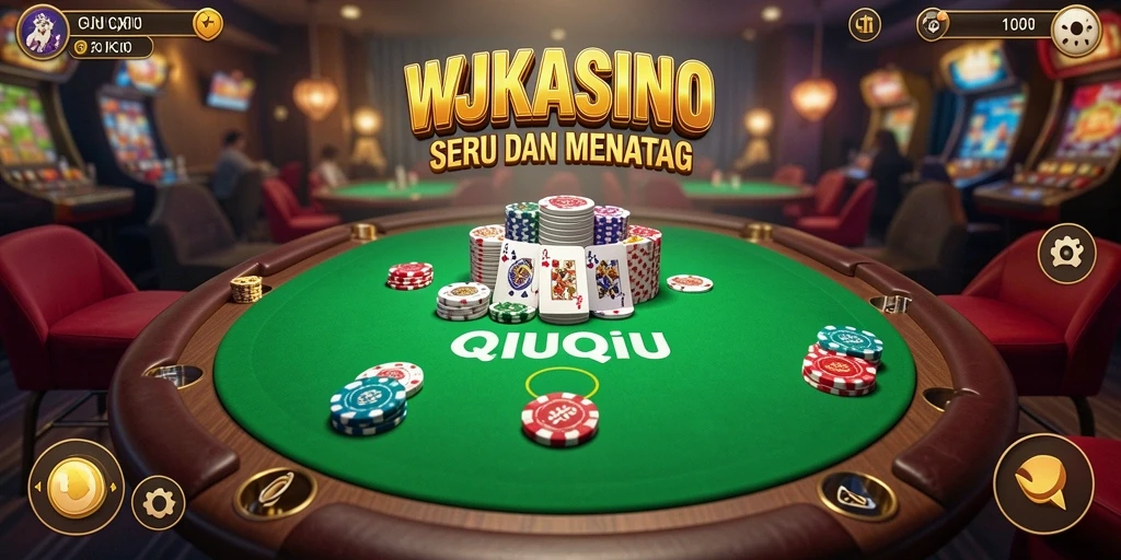 Tampilan gameplay QiuQiu yang menegangkan di WJKASINO.