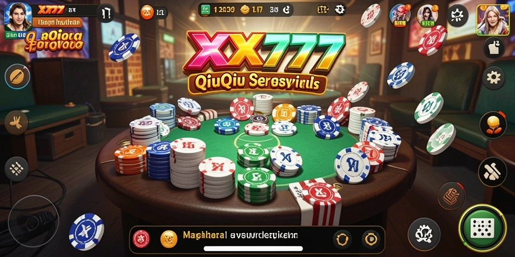 Tangkapan layar gameplay QiuQiu yang seru di XXX777.